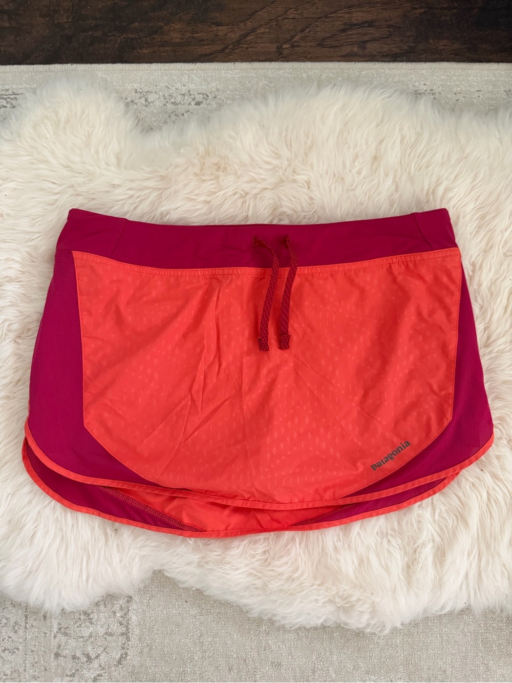 Patagonia Coral & Magenta Women's Athletic Skort Sz M